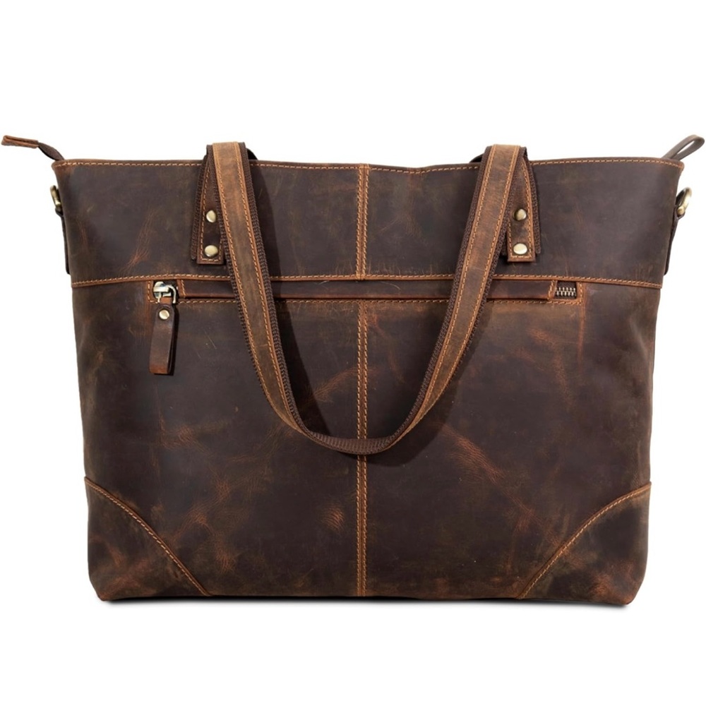 Tote Leather Bag and Crossbody Bag - Picture 7 of 16
